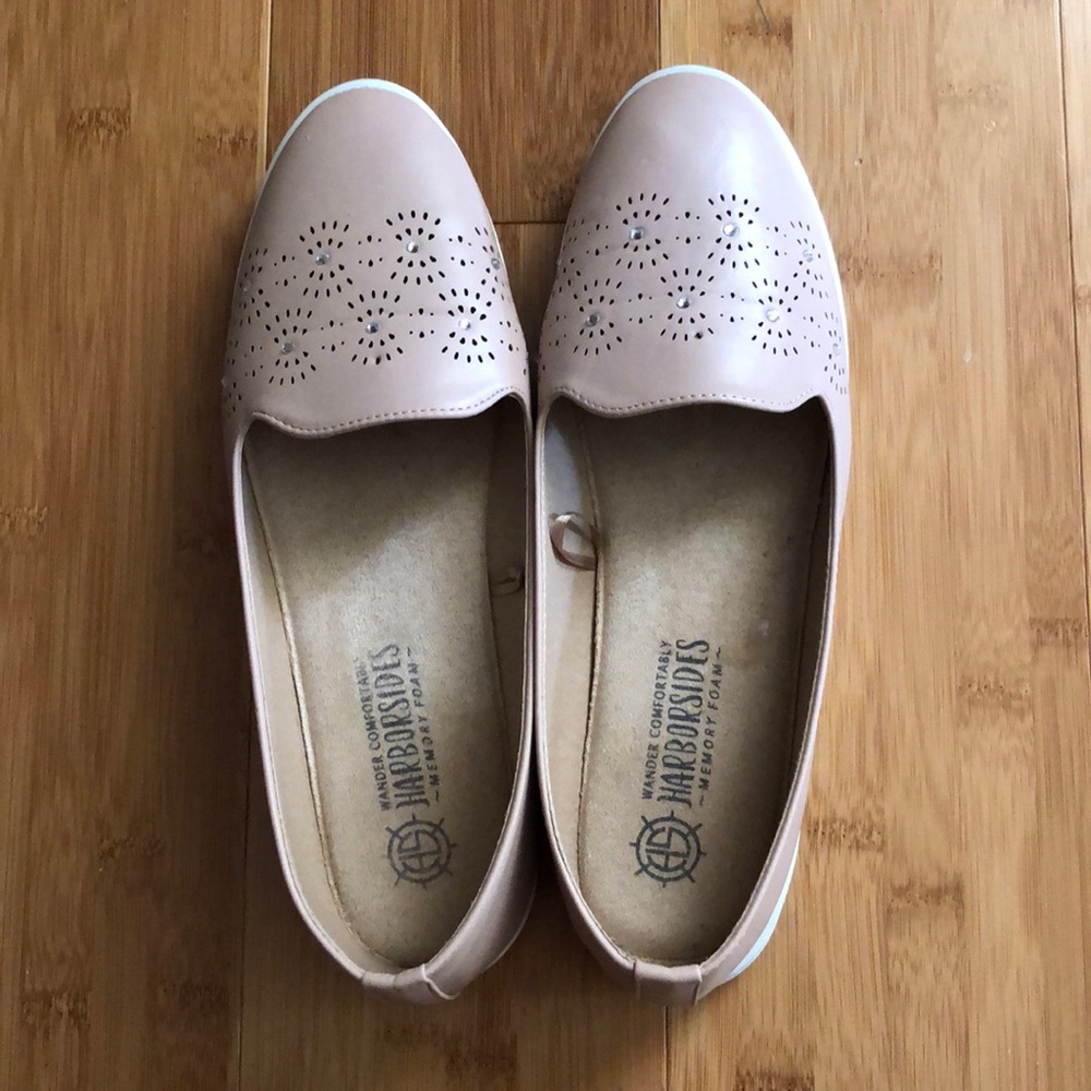 Harborsides pale pink flats